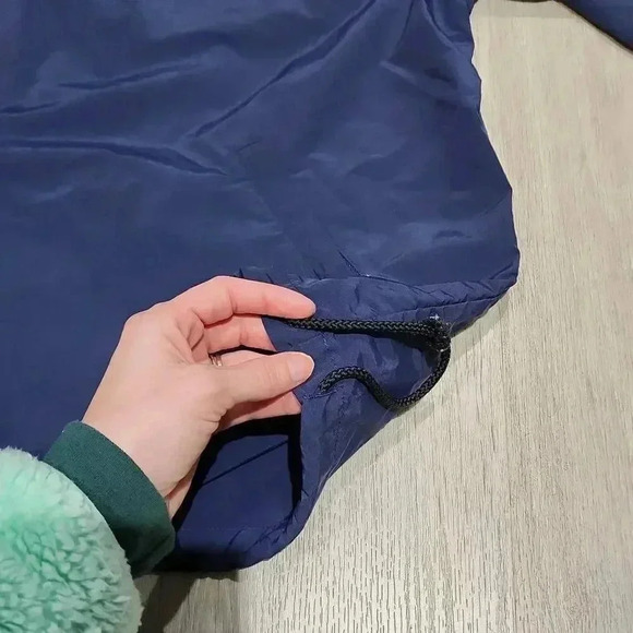 Ralph Lauren Men's Logo Golf  Quarter Zip Windbreaker Jacket Navy Blue Large - Picture 5 of 8